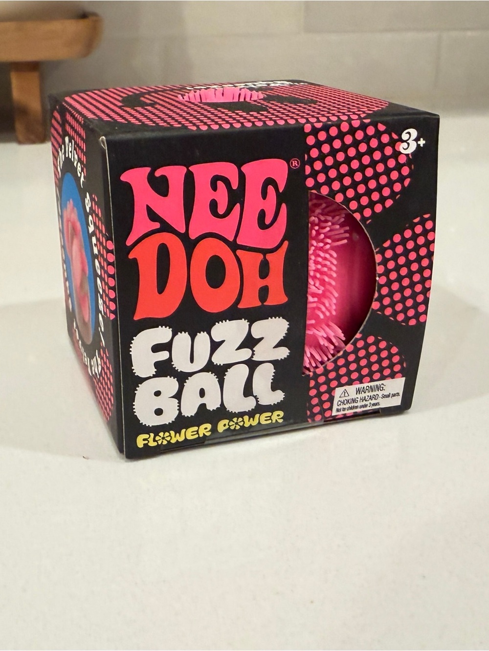 Pink Fuzz Ball - Soft Sensory Toy